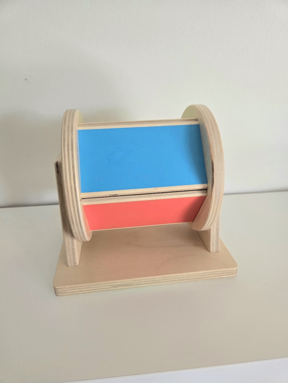 Lovevery Wooden Spinning Drum Toy | Montessori Sensory Toy | EUC